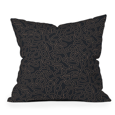 Schatzi Brown Innessa Curves Midnight Outdoor Throw Pillow