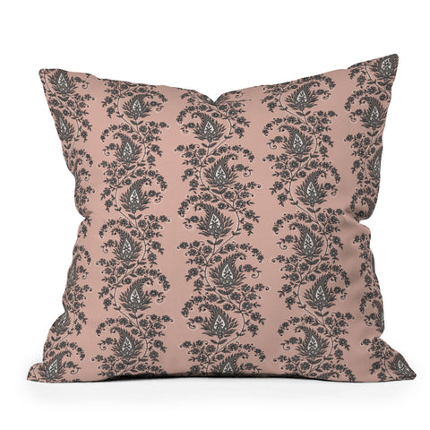 Schatzi Brown Innessa Paisley Blush Outdoor Throw Pillow