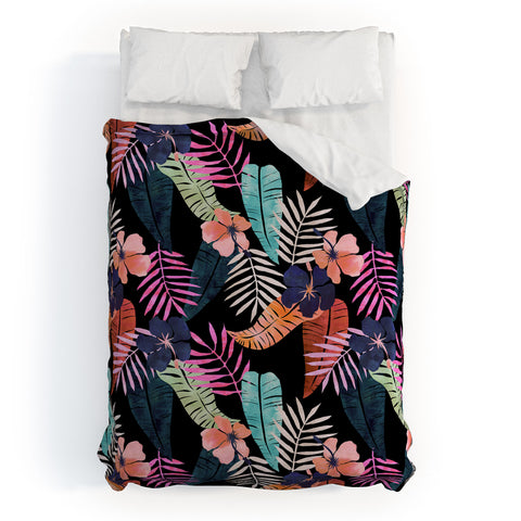 Schatzi Brown Island Goddess Retro Duvet Cover