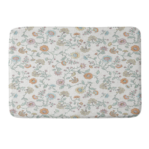 Schatzi Brown Jaipur Faded pastels Memory Foam Bath Mat