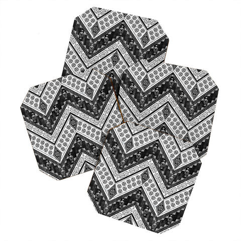 Schatzi Brown Jirra Chevron Coaster Set