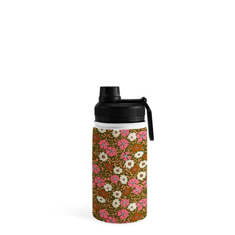 Schatzi Brown Jirra Floral Olive Water Bottle