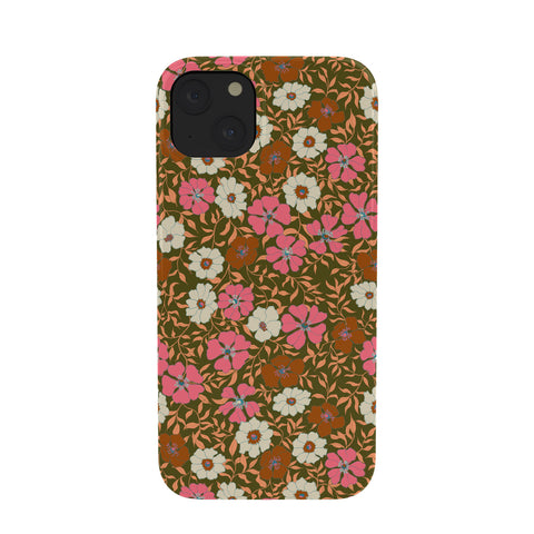 Schatzi Brown Jirra Floral Olive Phone Case
