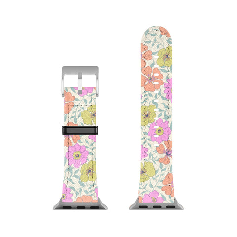 Schatzi Brown Jirra Floral Pastel Apple Watch Band