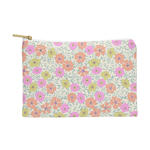 Schatzi Brown Jirra Floral Pastel Pouch