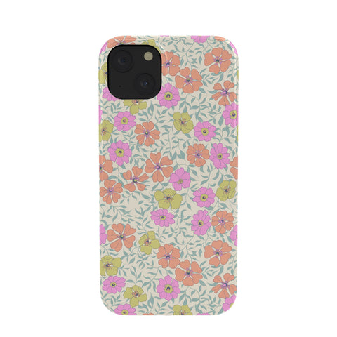 Schatzi Brown Jirra Floral Pastel Phone Case