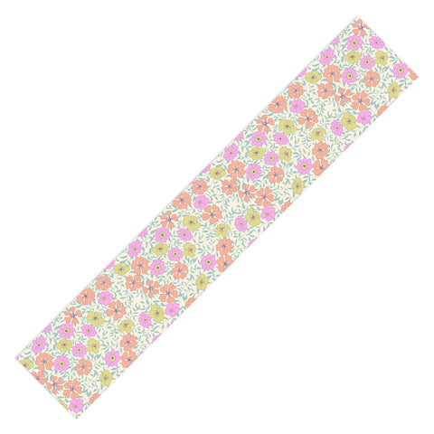 Schatzi Brown Jirra Floral Pastel Table Runner