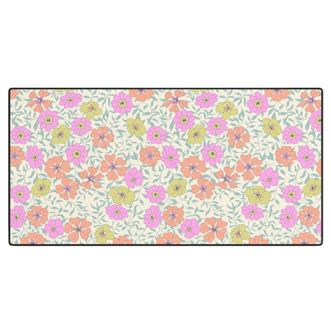 Schatzi Brown Jirra Floral Pastel Desk Mat