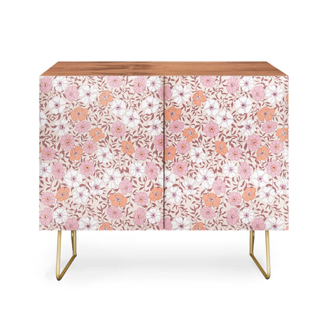 Schatzi Brown Jirra Floral Pink Credenza