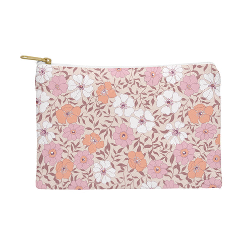 Schatzi Brown Jirra Floral Pink Pouch