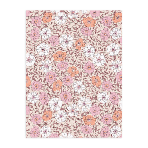 Schatzi Brown Jirra Floral Pink Puzzle