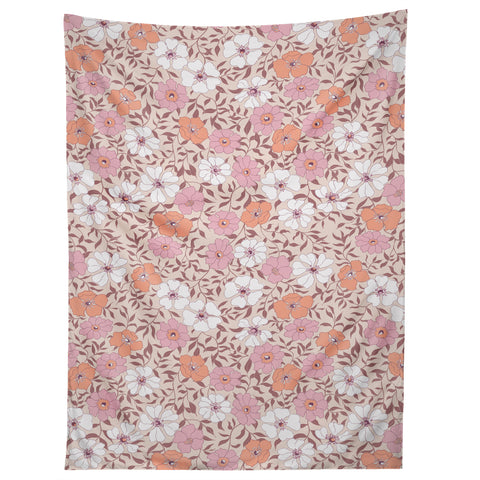 Schatzi Brown Jirra Floral Pink Tapestry