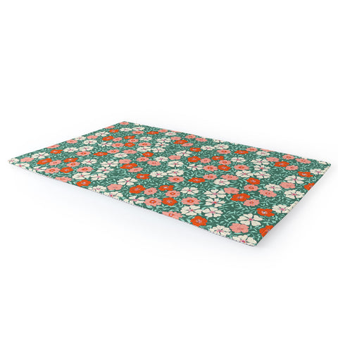 Schatzi Brown Jirra Floral Spring Area Rug