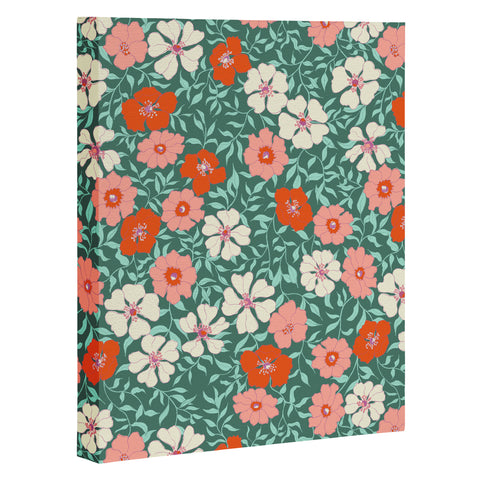 Schatzi Brown Jirra Floral Spring Art Canvas