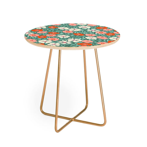 Schatzi Brown Jirra Floral Spring Round Side Table