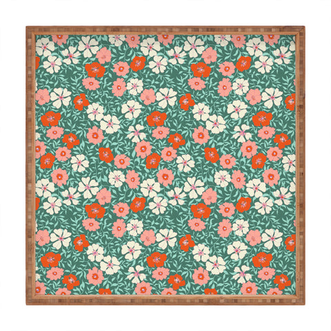 Schatzi Brown Jirra Floral Spring Square Tray