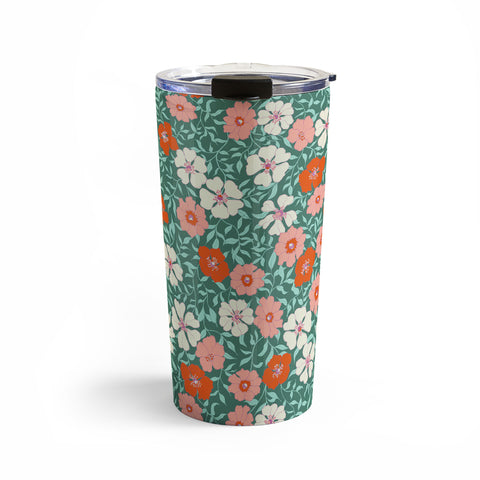 Schatzi Brown Jirra Floral Spring Travel Mug