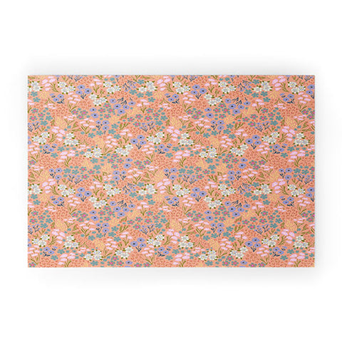 Schatzi Brown Joycelyn Ditsy Apricot Welcome Mat
