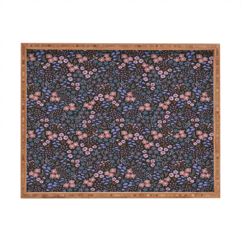 Schatzi Brown Joycelyn Ditsy Coffee Rectangular Tray