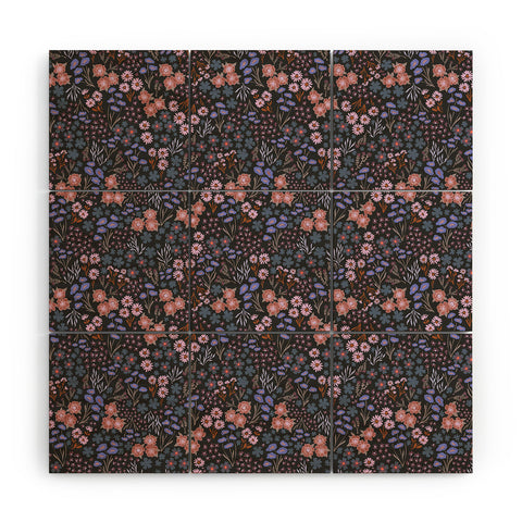 Schatzi Brown Joycelyn Ditsy Coffee Wood Wall Mural