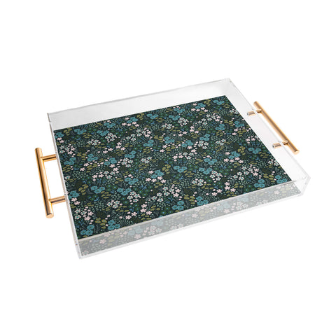 Schatzi Brown Joycelyn Ditsy Green Acrylic Tray