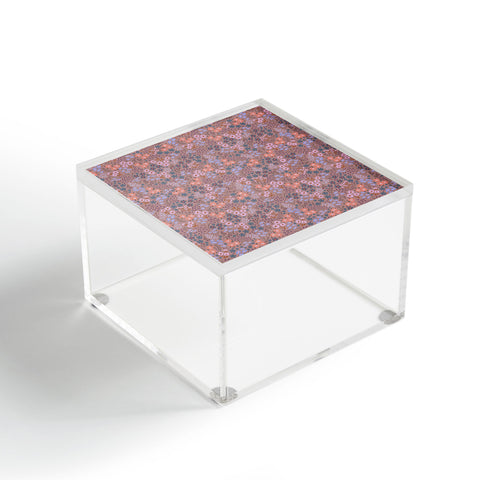 Schatzi Brown Joycelyn Ditsy Muted Mauve Acrylic Box