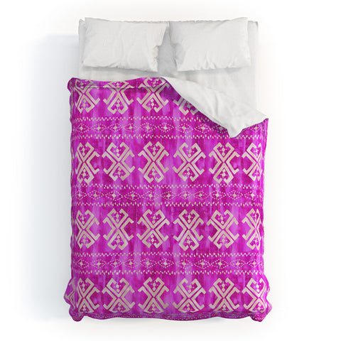 Schatzi Brown Justina Mark Hot Pink Duvet Cover