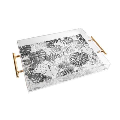 Schatzi Brown Kona Tropic black white Acrylic Tray
