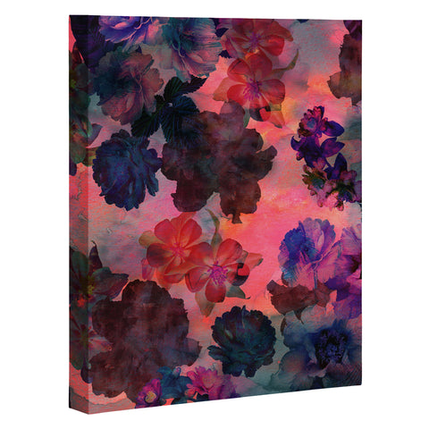 Schatzi Brown Le Fleur Pink Art Canvas