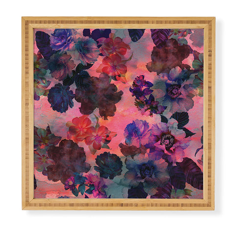 Schatzi Brown Le Fleur Pink Framed Wall Art