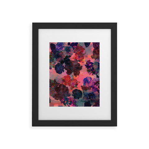 Schatzi Brown Le Fleur Pink Framed Art Print