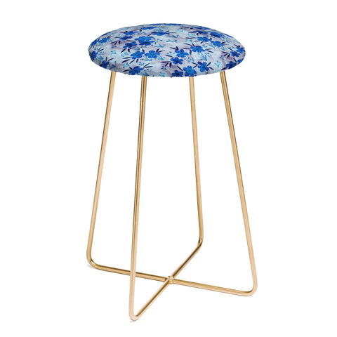 Schatzi Brown Leila Floral Bluebell Counter Stool