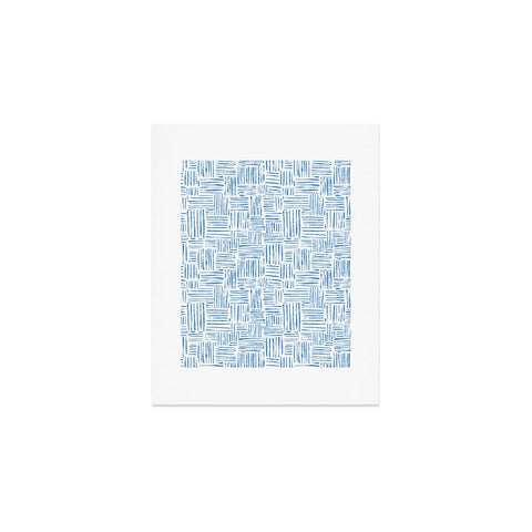 Schatzi Brown Leila Marks Blue Art Print