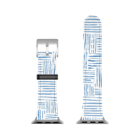 Schatzi Brown Leila Marks Blue Apple Watch Band