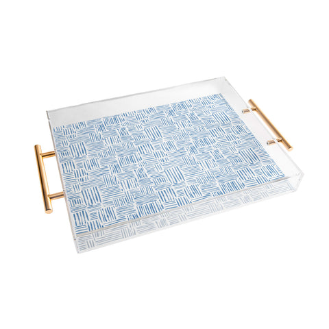 Schatzi Brown Leila Marks Blue Acrylic Tray