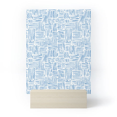 Schatzi Brown Leila Marks Blue Mini Art Print