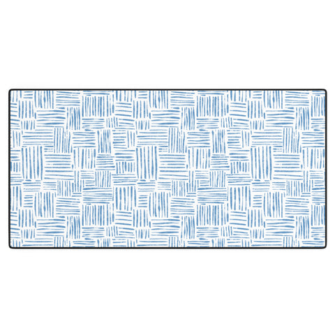 Schatzi Brown Leila Marks Blue Desk Mat