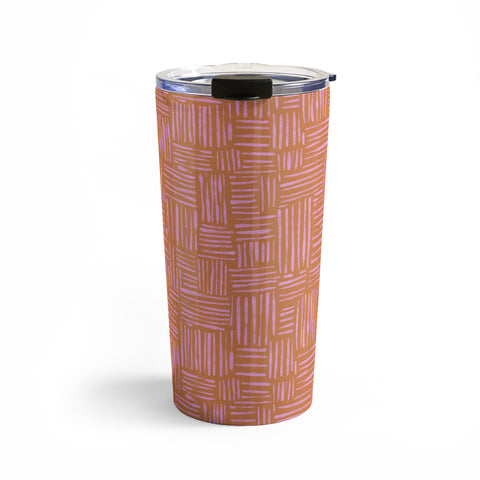 Schatzi Brown Leila Marks Orange Travel Mug