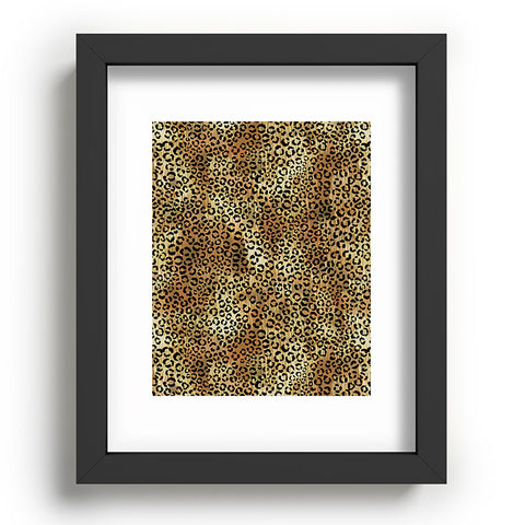 Schatzi Brown Leopard Tan Recessed Framing Rectangle