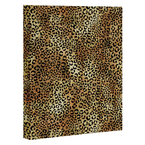 Schatzi Brown Leopard Tan Art Canvas