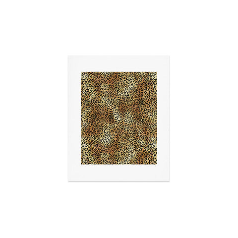 Schatzi Brown Leopard Tan Art Print