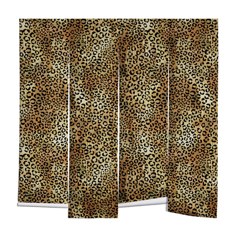 Schatzi Brown Leopard Tan Wall Mural