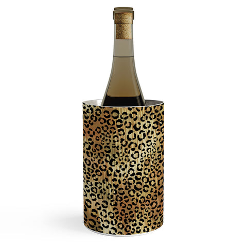Schatzi Brown Leopard Tan Wine Chiller