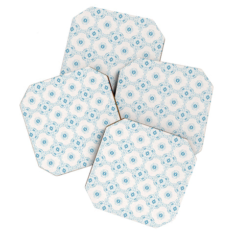 Schatzi Brown Libby Boho Aqua Coaster Set