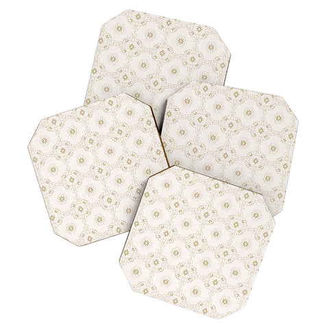Schatzi Brown Libby Boho Beige Coaster Set