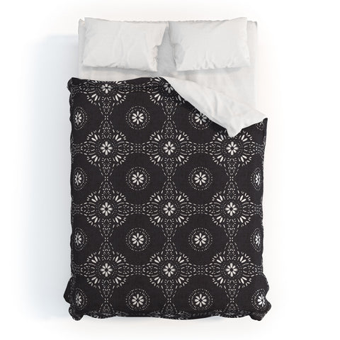 Schatzi Brown Libby Boho Charcoal Duvet Cover