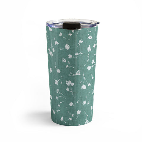 Schatzi Brown Libby Floral Leaf Travel Mug
