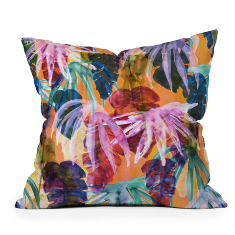 Schatzi Brown Lindsey Tropical Throw Pillow