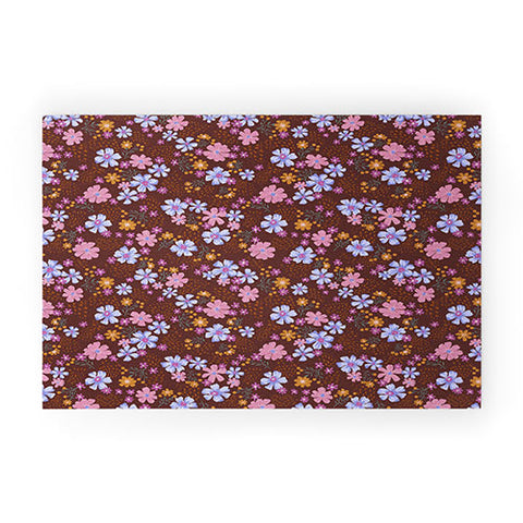 Schatzi Brown Macy Floral Autumn Welcome Mat