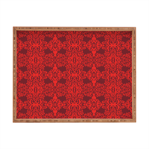 Schatzi Brown Marlene Global Cranberry Rectangular Tray
